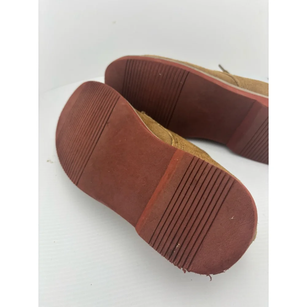 Boys Sperry Suede Oxford Shoes 2.5 (Little Boy) Brown Red